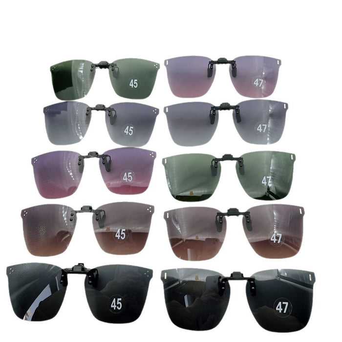 Wholesale Sunglasses Clip Ultra Light Driving Sunglasses HD Polarized Lens Sunshade Glasses