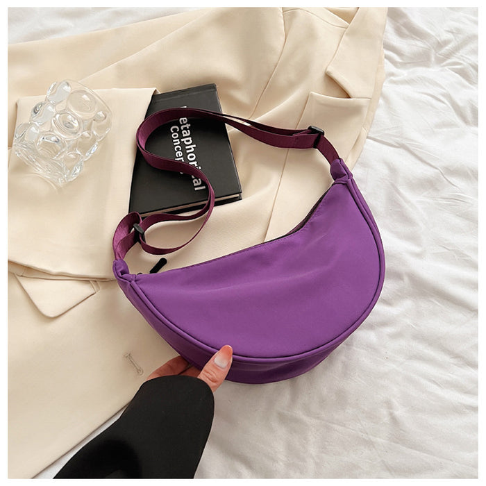 Wholesale Nylon Crossbody Bag  Lightweight Sports Style Small Satchel Underarm Shoulder Bag