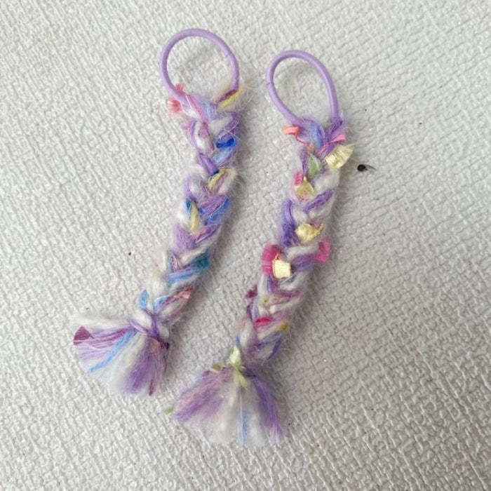 Wholesale Multi-color yarn braided braids for dolls