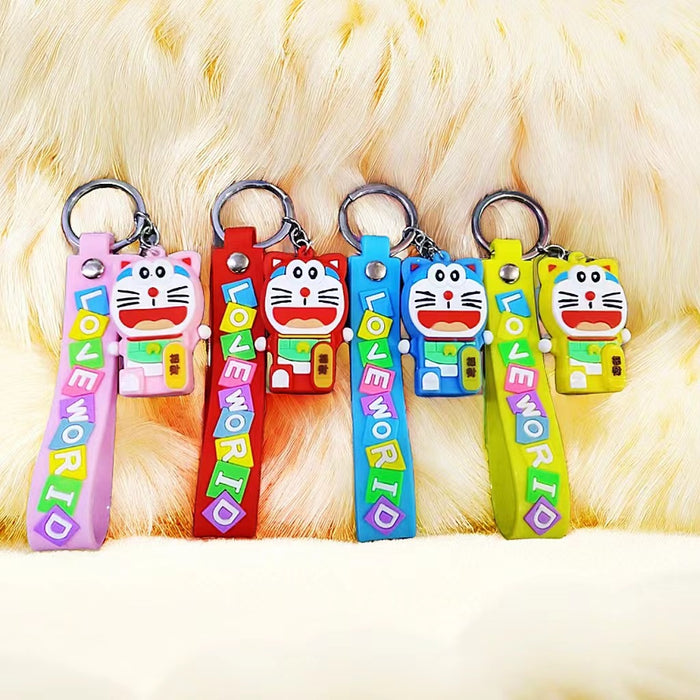 Wholesale Cute Cartoon Anime Silicone Keychains JDC-KC-Zhenl004