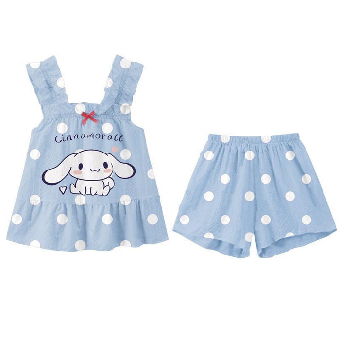 Wholesale Cartoon Cute Girls' Pajamas Thin Style JDC-PJ-XiaoHZ006