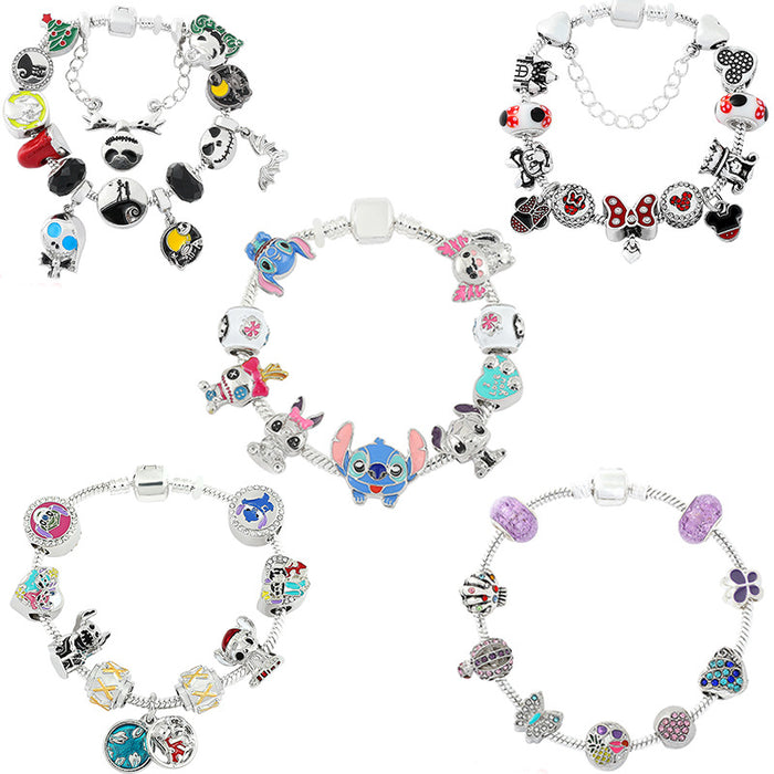 Wholesale Anime Bracelet Diy Beaded Loose Bead Bracelet JDC-BT-ZhuoS012