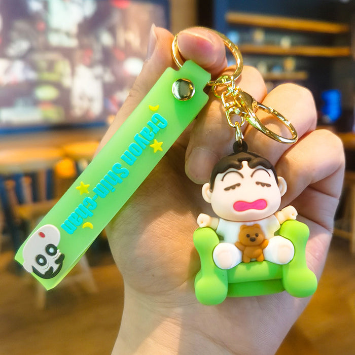 Wholesale Cartoon Doll Silicone Keychain JDC-KC-Tingm261