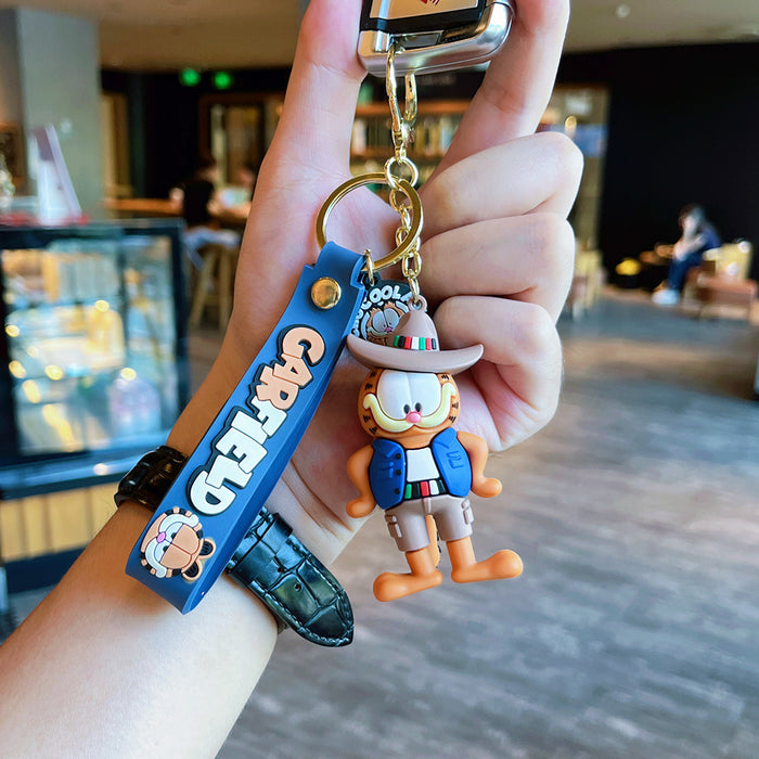 Wholesale Cartoon Cowboy Keychain Cross-Dressing Doll Couple Bag Pendant Boutique Student School Bag Pendant