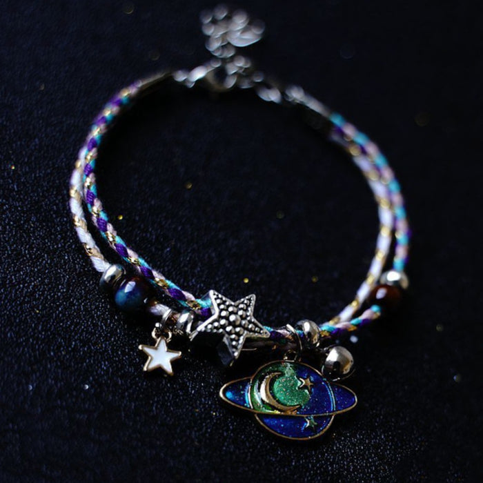 Wholesale Cosmic Actress Star Moon Bracelet