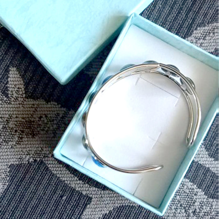 Wholesale Starry Night Cuff Bracelet Sunflower Bracelet Almond Branch Blooming Bracelet Handmade Jewelry