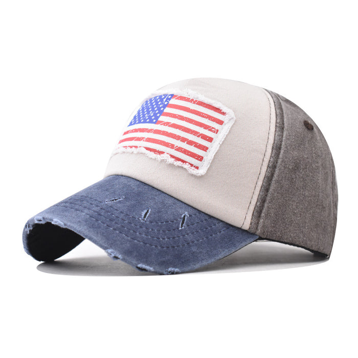Wholesale Cotton American Flag Independence Day Baseball Cap JDC-FH-ErXu008