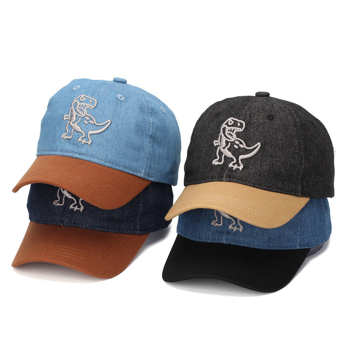 Wholesale Trendy Kids Dinosaur Embroidery Baseball Cap Sun Hat for Outdoor Casual