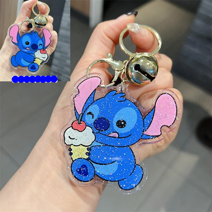 Wholesale 5 PCS Cartoon double sided acrylic keychain