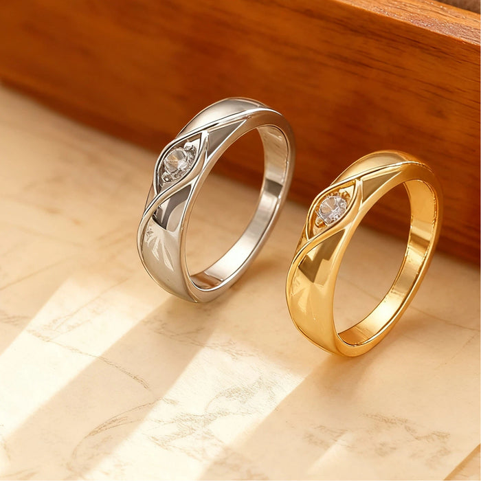 Wholesale Simple wedding clean lines rings