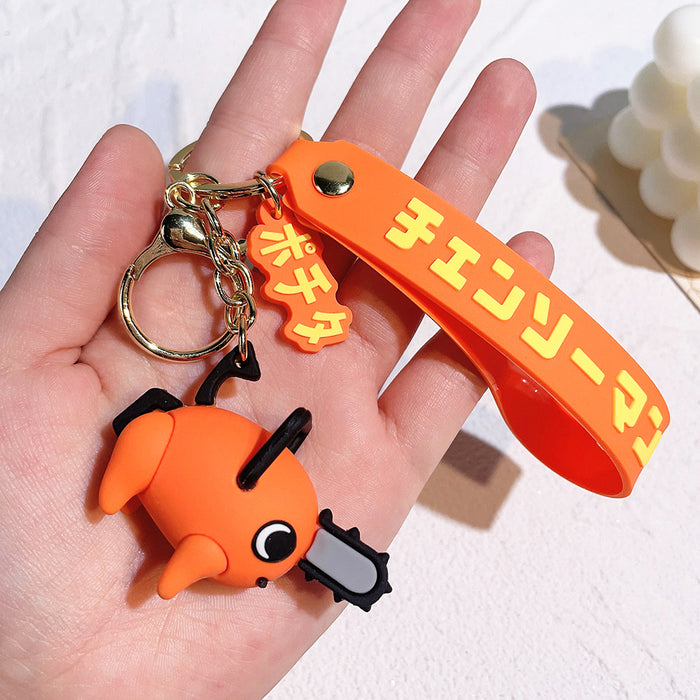 Wholesale Cartoon Silicone Doll Keychain JDC-KC-QiChao038