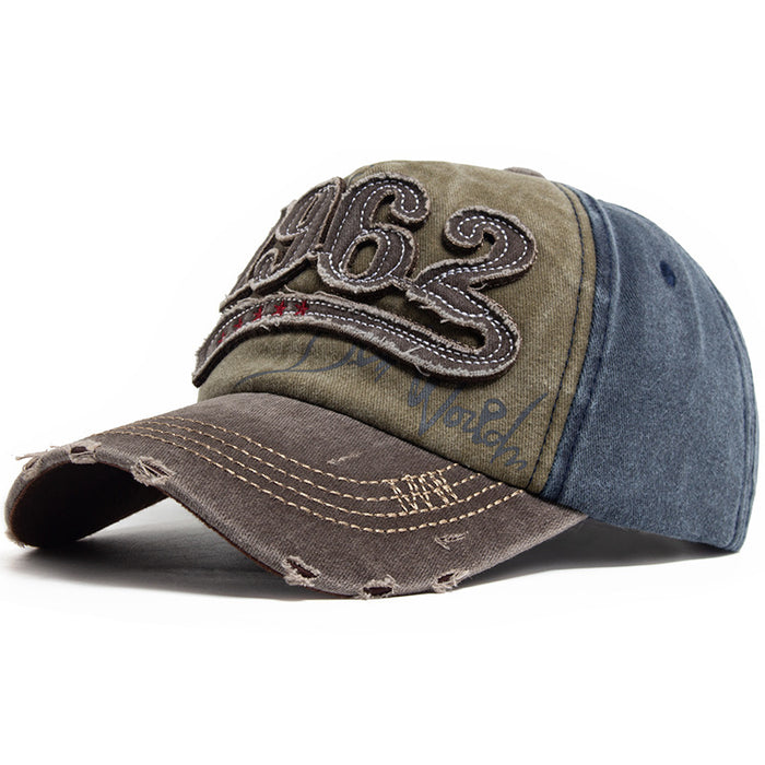 Wholesale Sun Hat Vintage Letter 1962 Number Baseball Cap