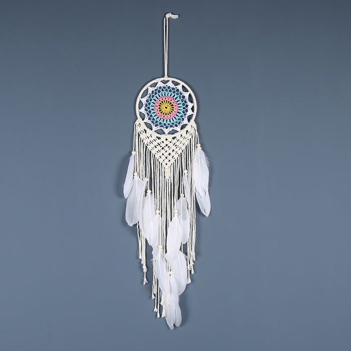 Wholesale Bohemian Dreamcatcher Wall Hanging Beige Cotton Rope Home Decor