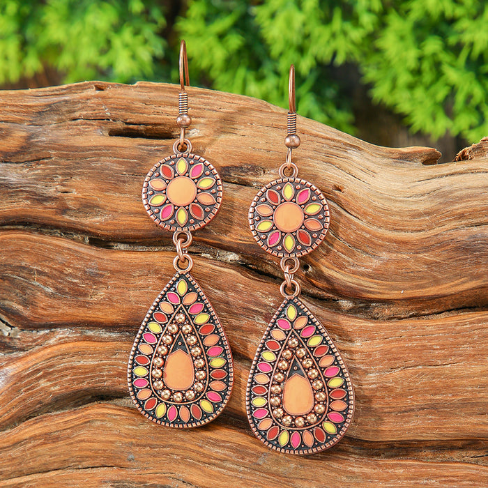 Wholesale Bohemian Tassel Earrings Vintage Style Fashion Accessory Gift MOQ≥2
