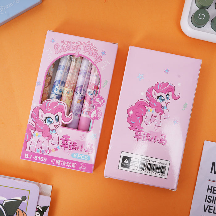 Wholesale Cute cartoon-printed erasable click pens
