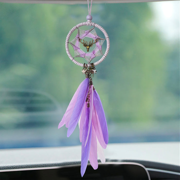 Wholesale Dreamcatcher Car Ornament Decorative Accessory Trendy Gift MOQ≥2