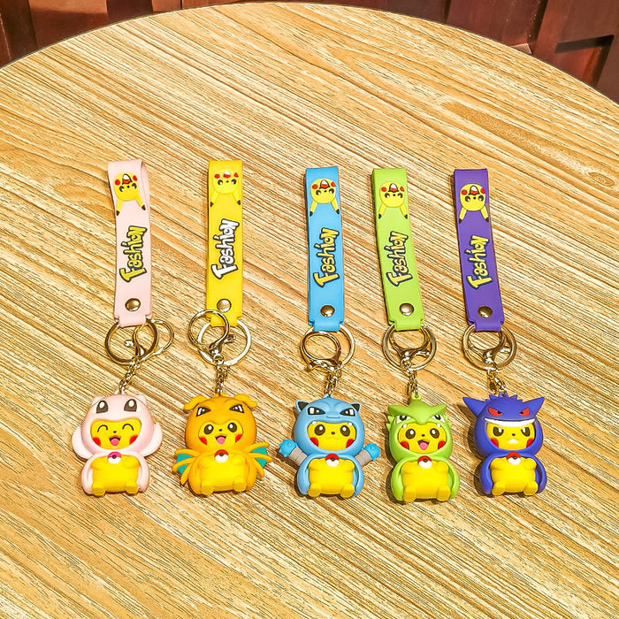 Wholesale New Cross dressing Keychain Pendant Creative Cartoon Cute Doll Bag Pendant