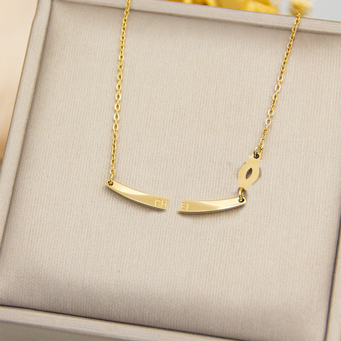 Wholesale Fashion necklace, pull-out collarbone chain, minimalist for women
