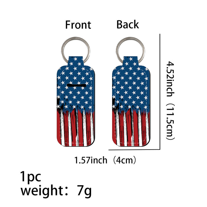 Wholesale Flag Pattern Keychains