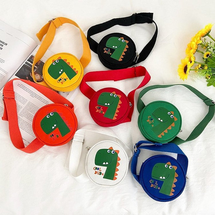 Wholesale children's waist bag cartoon round bag coin purse