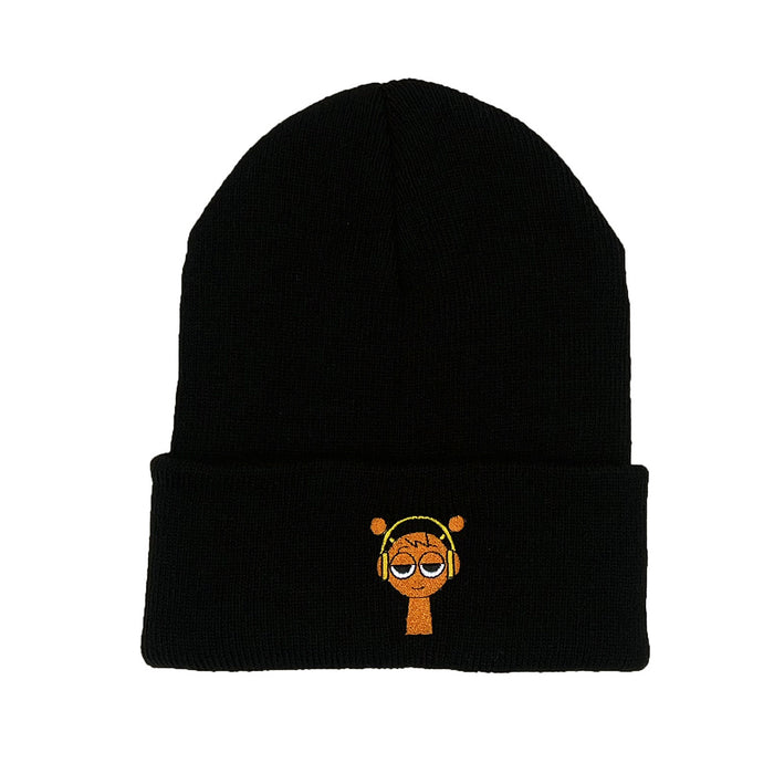 Wholesale Cartoon Cute Embroidery Knitted Beanie Hat JDC-FH-AXing031