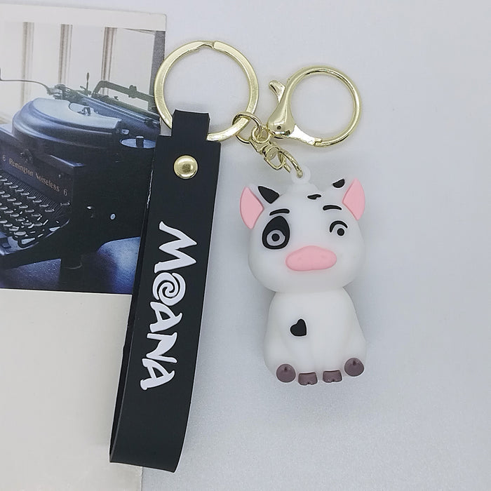 Wholesale creative cartoon ocean strange edge key chain pendant bag car key chain accessories gift