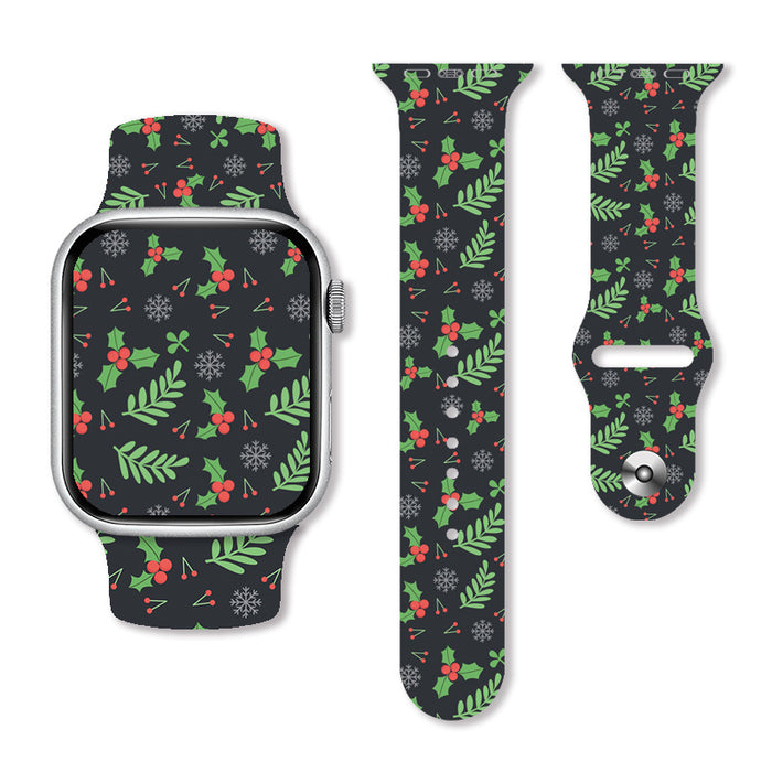 Wholesale Printed Silicone Watch Strap JDC-WD-NuoQi019