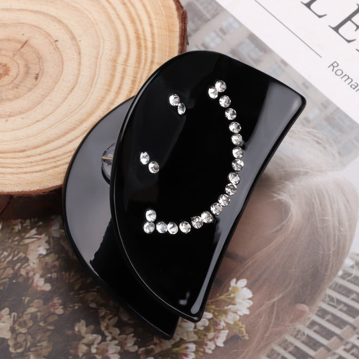 Wholesale Smiley Face Shape Acrylic Material Hairpin Back of Head