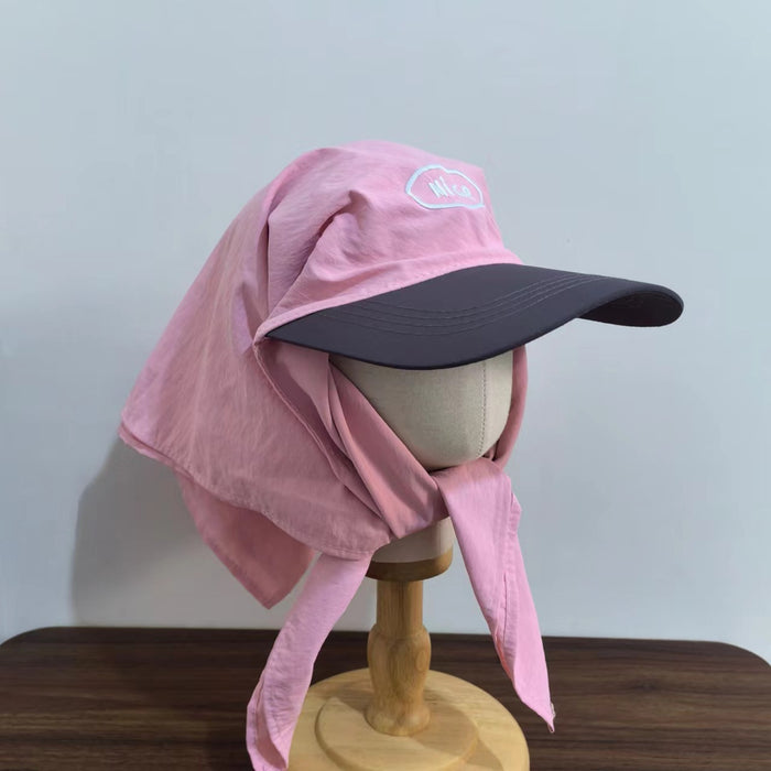 Wholesale Outdoor camping personalized portable with duckbill cap, quick drying strap, sun hat, sun protection headscarf