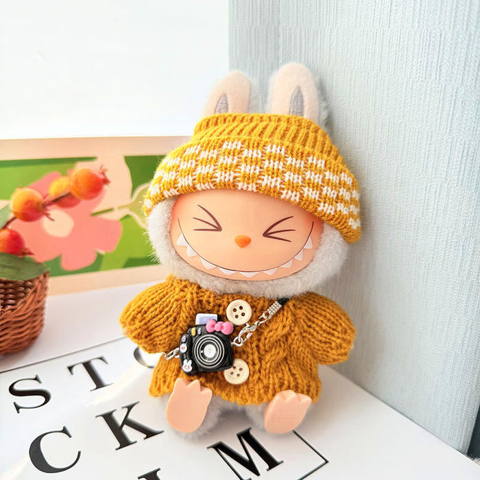 Wholesale Keychain  Clothes Pendant  Doll Bear Label Hat Sweater Suit
