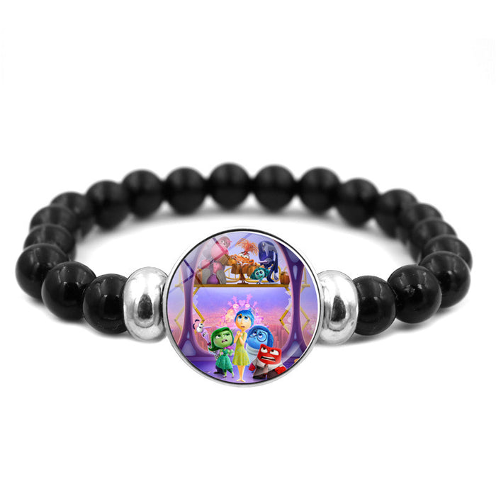 Wholesale Inside Out Beaded Bracelet Girl Gift Hot Sale Accessories Inside Out 2 Emotion Expression Bracelet JDC-BT-JY003