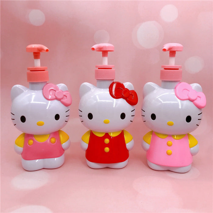 Wholesale 3D Cat Push-type Plastic Bath Bottle Storage Bottle JDC-SB-YaLL001