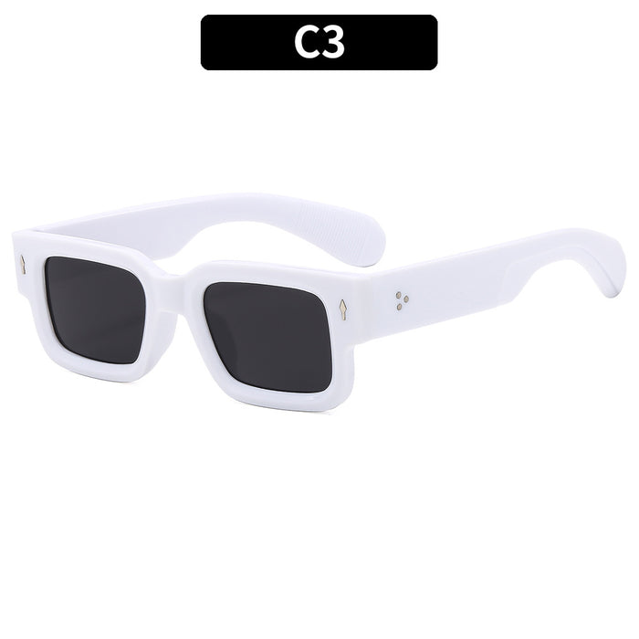 Wholesale Men' s Square Small Arrow Sunglasses for Sun Protection