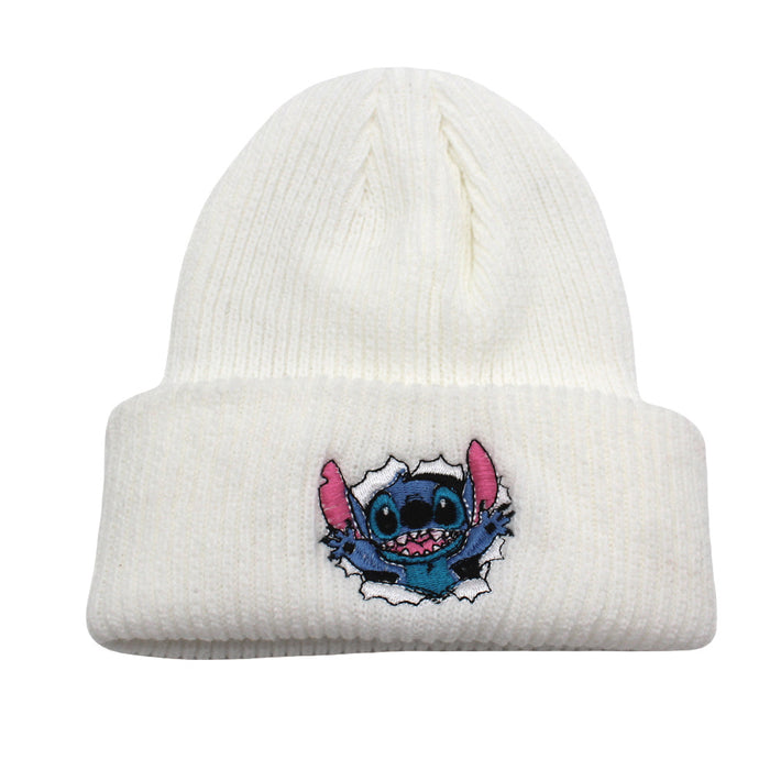 Wholesale Acrylic Cartoon Embroidery Knitted Hat JDC-FH-ZhiXie023