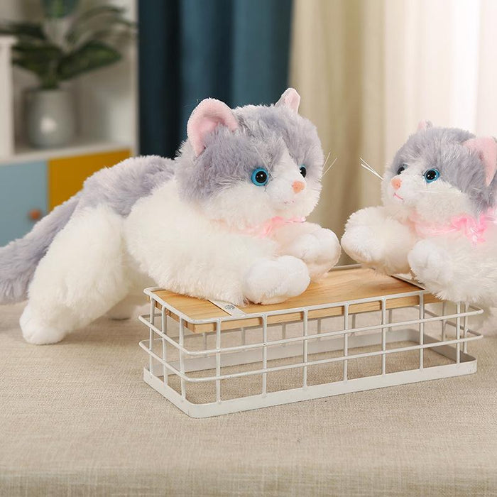 Wholesale Will Be Called Simulation Cat Doll Cute Little Cat Plush Toy Children To Sleep with Doll Birthday Gift JDC-DO-MW009