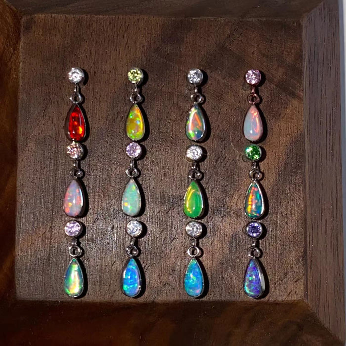 Wholesale Pendant ear bone silk tassel nail non removable earrings