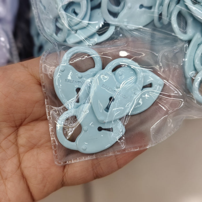 Wholesale Hollow Alloy Love Bag Accessories DIY Necklace Earrings Accessories Material