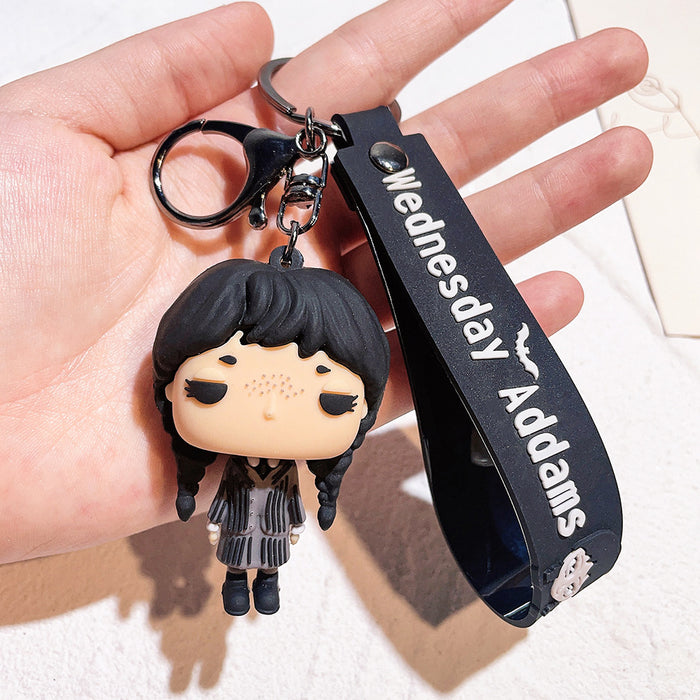 Wholesale Cartoon Silicone Doll Keychain JDC-KC-QiChao052