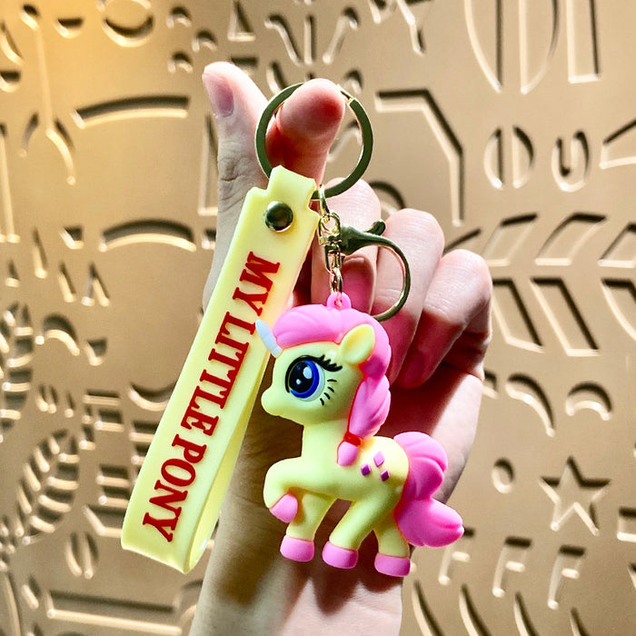 Wholesale Pony Polly Keychain Pendant Cartoon Doll Car Keychain Hanging Gifts