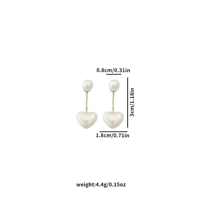 Wholesale Love Pearl Earrings JDC-ES-QingH007