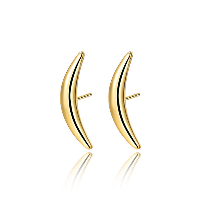 Wholesale Irregular geometric line earrings for women, fashionable, simple and high-end bee earrings