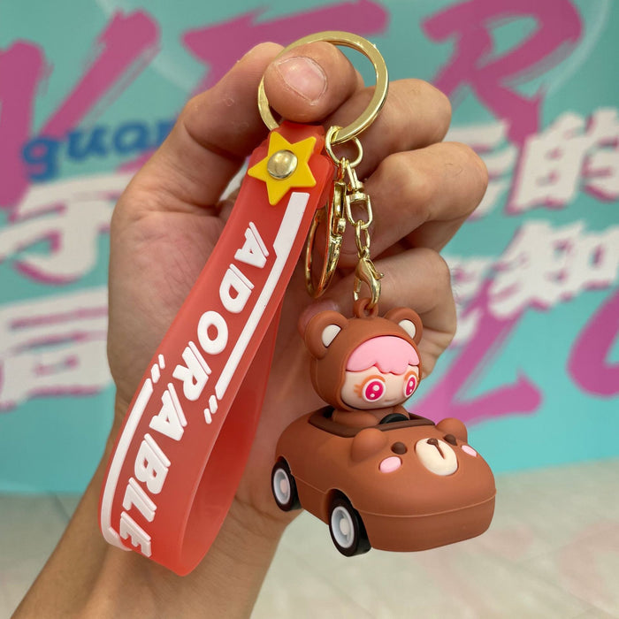 Wholesale Keychain Cartoon Car Bag Pendant Children's Toys Exquisite Small Gifts Wholesale