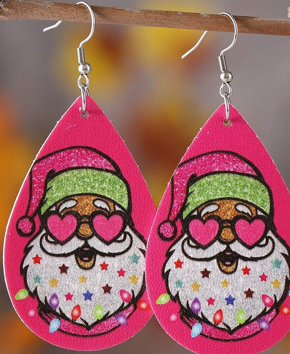 Wholesale Christmas Cartoon 2D Acrylic Drop Earrings - Trendy Party Jewelry Accessory MOQ≥2