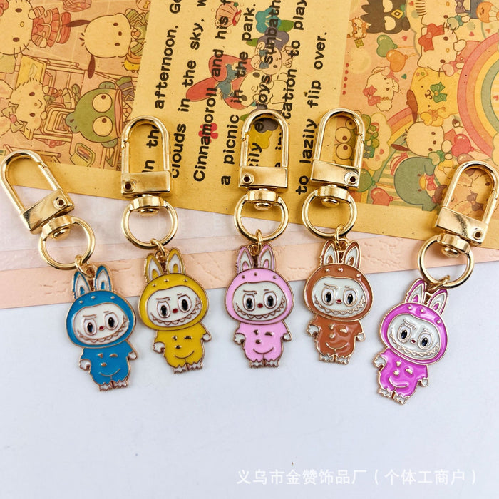 Wholesale Cartoon Couple Keychain Pendant Alloy Fashion Toy Bag Ornament Doll Cute Gift