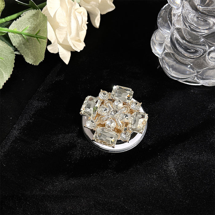 Wholesale Rhinestone Magnetic Phone Ring Holder Retractable Stand