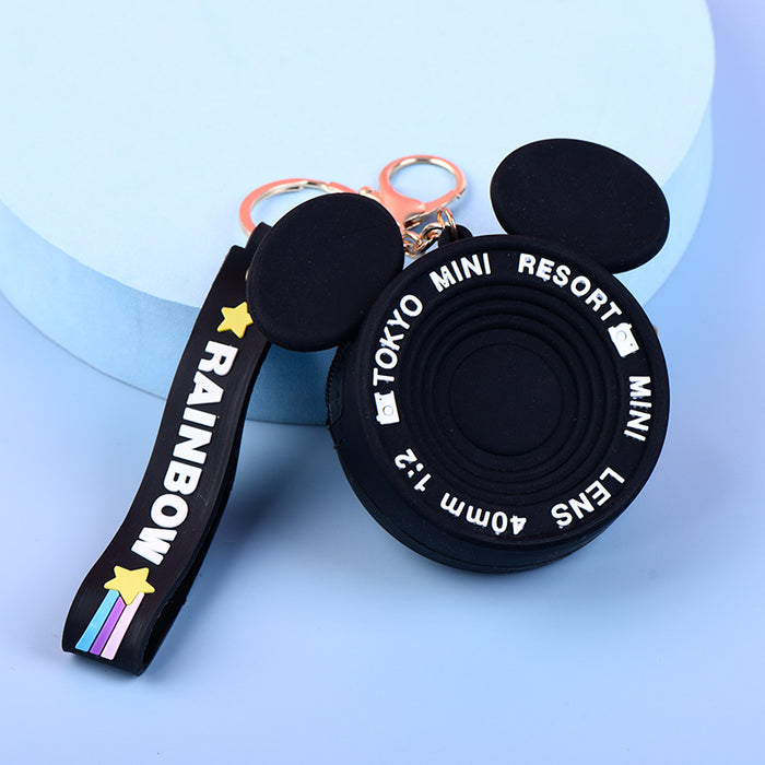 Wholesale Cute Silicone Cartoon Coin Purse Keychain Bag Trendy Unisex Wallet MOQ≥5