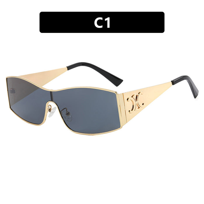 Wholesale Large frame connected sunglasses, high-end photography sunglasses, UV resistant and sunshade sunglasses