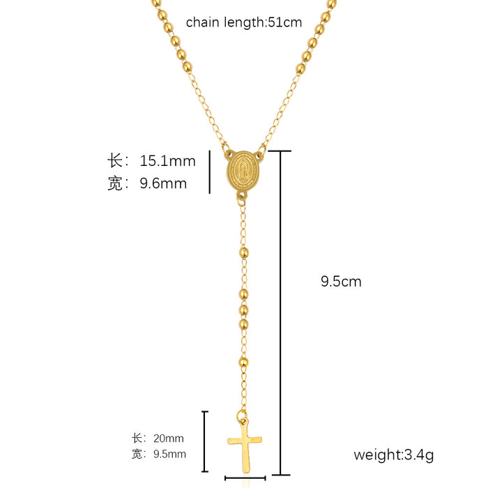 Wholesale Stainless Steel Retro Geometric Choker Necklace