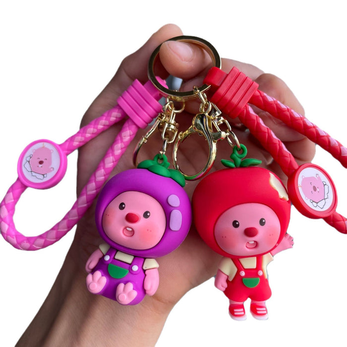 Wholesale Keychain Exquisite Doll Car Keychain Couple Backpack Pendant Small Gift