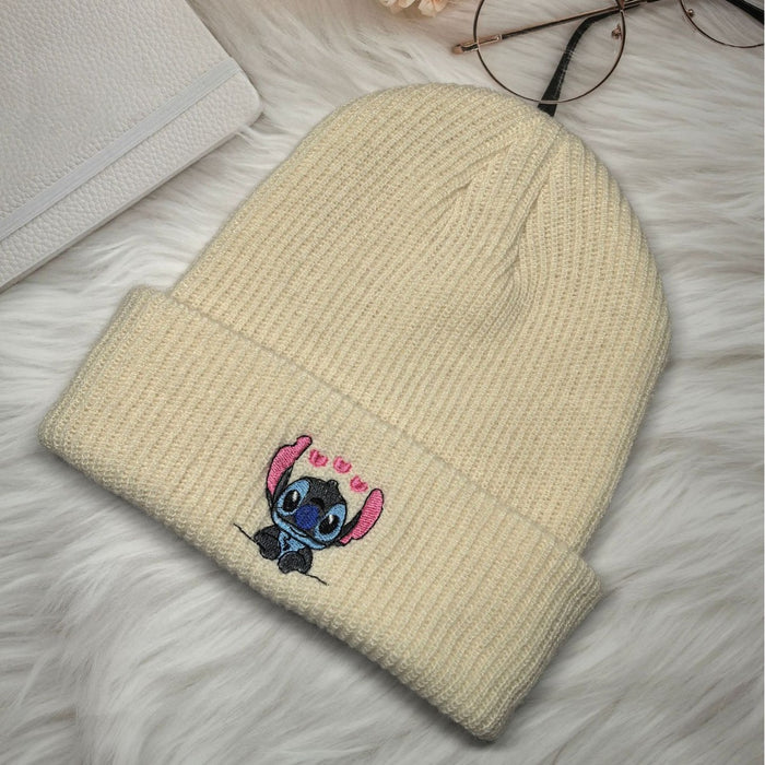 Wholesale Knitted hat  cartoon wool hat trendy street warm beanie